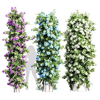 New_Plant_High_detail_Climbing_Roses_Cylinder_Columns