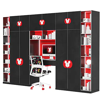 mickey mouse kidroom wardrobe