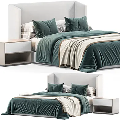 Rh Alessa Leather Shelter Platform Bed
