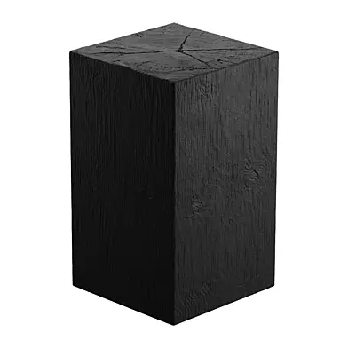 Burntwood stool