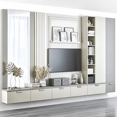 TV wall set
