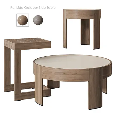 Portside Outdoor Боковой столик West Elm