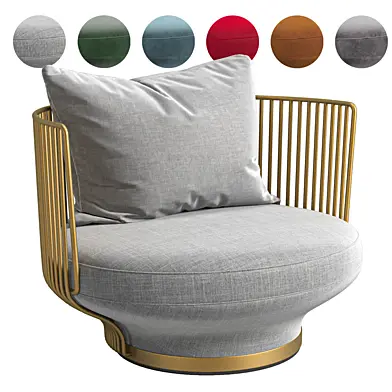 Wittmann_PARADISE_BIRD_Fabric_armchair