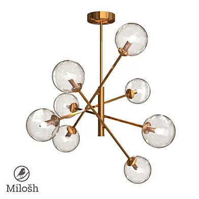 Люстра Milosh 0592CL-8GD