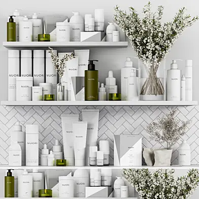 Bathroom accessories with nouri mark