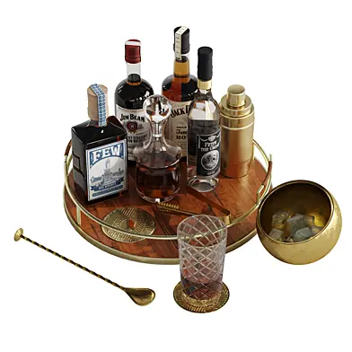Bar drink bottle set 1