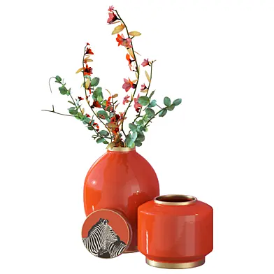 Kare Design Deco Jar Zebra Orange