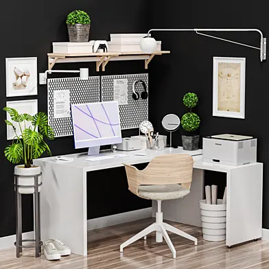 IKEA  - Офисное рабочее место - Office workplace 6
