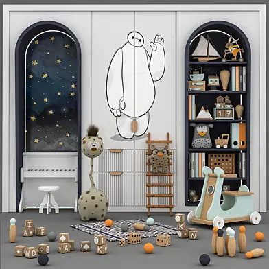 toys and furniture set