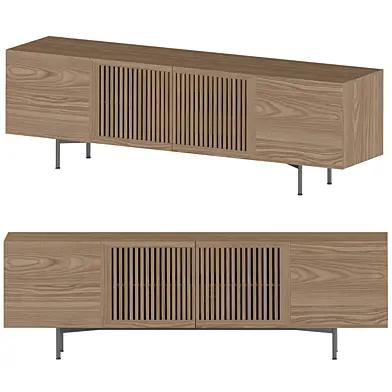 Modern Solid Wood TV Stand