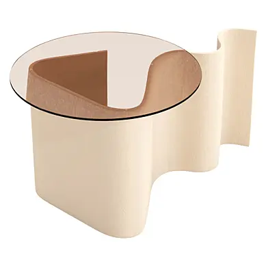 Squiggle side table by Jan Ernst