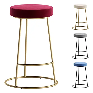 Bar Stool MACLAINE by Cazarina Interiors 4 Colors Version/Барный Стул МАКЛЕЙН