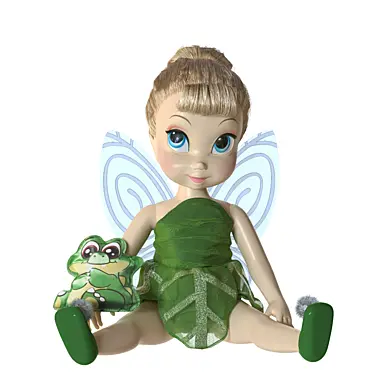 кукла Disney Tinker Bell в положении сидя