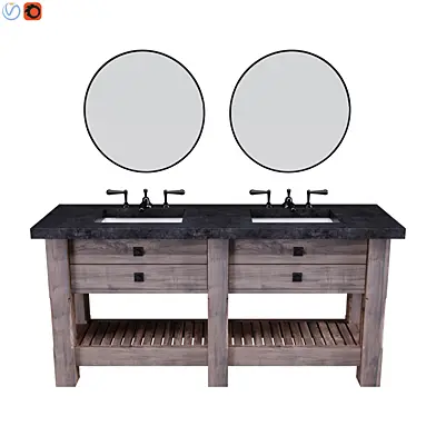 Abbott 68 Double Sink Vanity