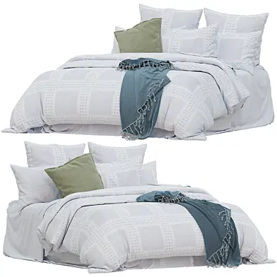 Adairs_Waffle White Quilt Cover