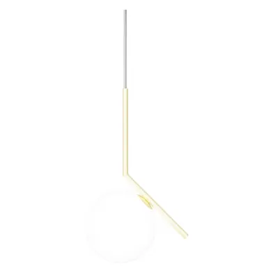 Люстра    Светильник Flos IC Lighting S Gold Pendant Lamp by Michael Anastassiades