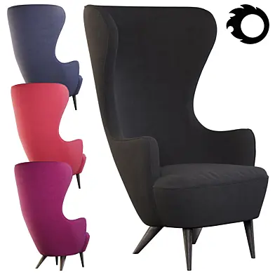 Кресло Wingback от Tom Dixon