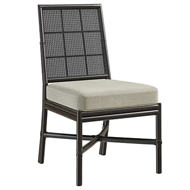 SQUARE BACK CANED SIDE CHAIR by Bakerfurniture