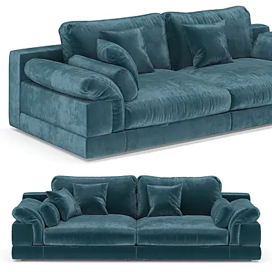 Pufetto 3-seater sofa Claudia