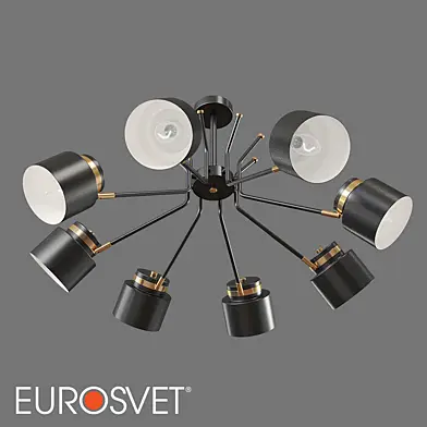 ОМ Потолочная люстра в стиле лофт Eurosvet 70133/8 Batler