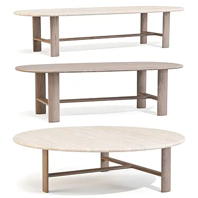 Frigerio Salotti: Mocki - Coffee and Side Tables Set 02