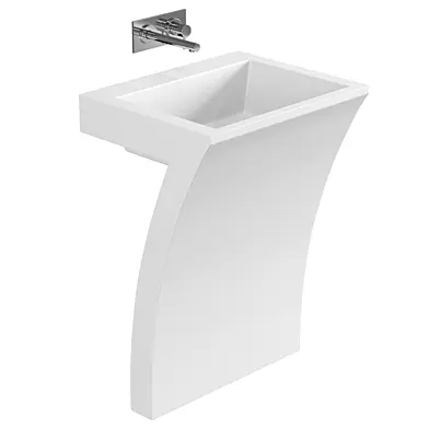 раковина NS Bath NSF-58430 STEP напольная,из литьевого мрамора
