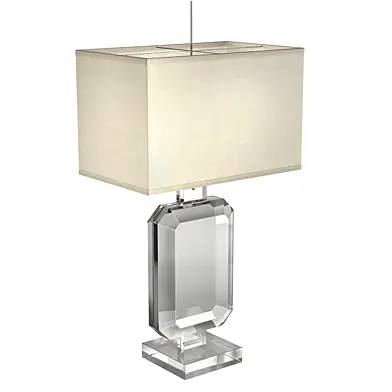 1st Dibs Les Prismatiques Acrylic Table Lamp