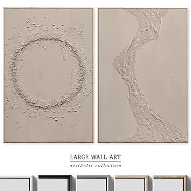 Mid-Century Relief Plaster Wall Art C-609
