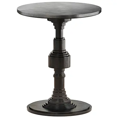 Apollo 22.5'' Tall Solid Wood Pedestal End Table