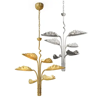 DUMAINE MEDIUM PIERCED LEAF CHANDELIER