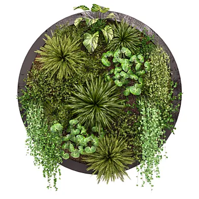 indoor wall vertical garden - Set 523