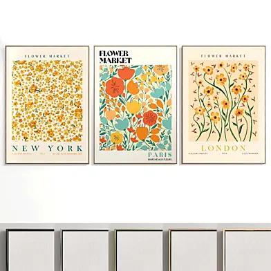 Abstract Painting Set of 3 pieces - No 21