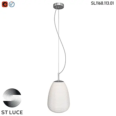 SL1168.113.01 Подвес ST-Luce Хром/Белый ОМ
