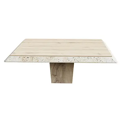 Журнальный столик  Stone International Italian Travertine Marble Coffee, Console, Side Tables, Trio    журнальный стол