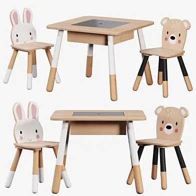 Tender Leaf Forest Table and Chair
