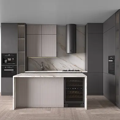 Kitchen Modern 78 (Corner Kitchen)