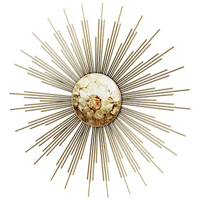 Настенное панно     Sun Capiz Настенный Декор Sunburst Wall Art           Настенный декор
