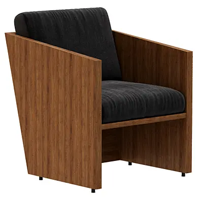 Easy Chair With Armrests Alcantara