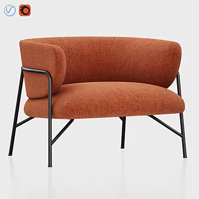 SAMURAI Armchair Lounge Low