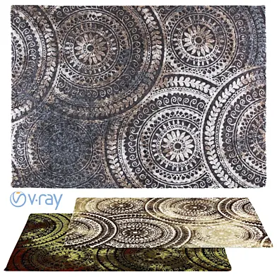 Carpets 03 | Spiral Medallion | Homedepot | Rug