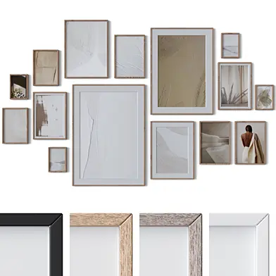Set of 15 large wall paintings 2208