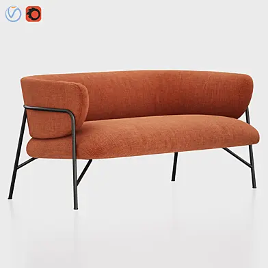 SAMURAI 2-Seater Sofa Low