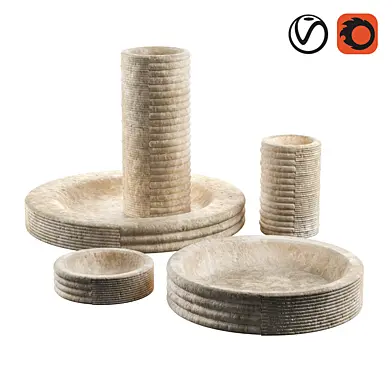 Clay plates