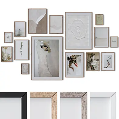 Set of 15 wall paintings 2236