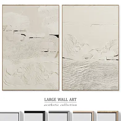 Mid-Century Relief Plaster Wall Art C-662