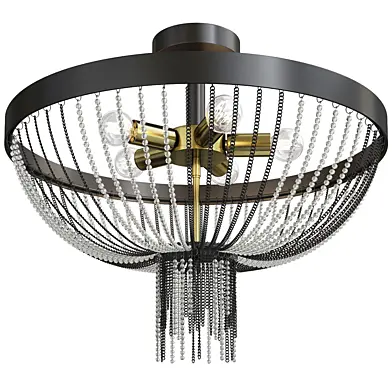 Paris rain brass chandelier