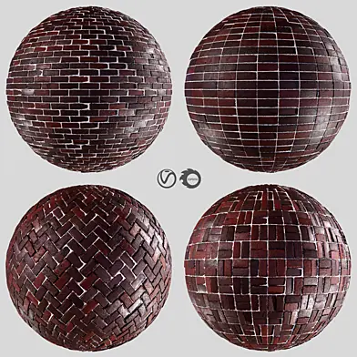 Realistic Brick PBR Material Vol6