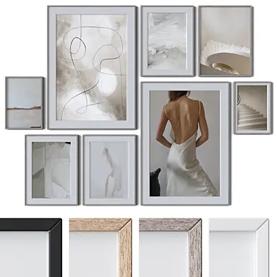 Set of 8 wall paintings 2251