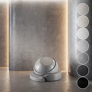 Decorative plaster | Concrete set (seamless) | 06