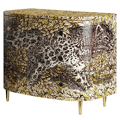 Leopardo Chest Of Drawer by Fornasetti